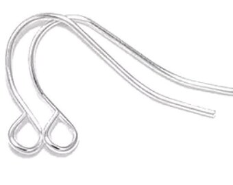 Nickel Free,,100 pcs Silver earring hooks,Iron Fish hooks, silver finding,earring setting,silver ear wire,silver earring hook,silver finding