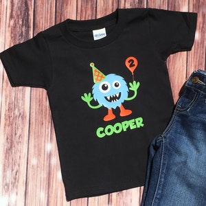 Boys Monster Birthday Shirt / Boys Birthday Shirt / Toddler Birthday Shirt / Monster Shirt / Toddler Monster Birthday Shirt / Monster Party