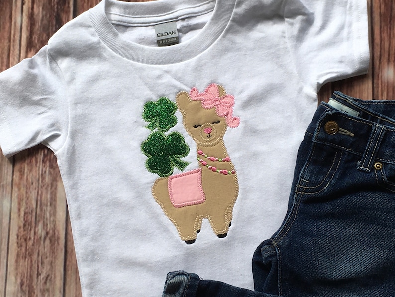 Short Sleeve Tshirts Happy Dots Shamrock Baby Girl Toddlers