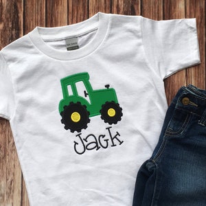 Tractor Shirt / Boys Tractor Shirt / Boys Farm Shirt / Toddler | Etsy