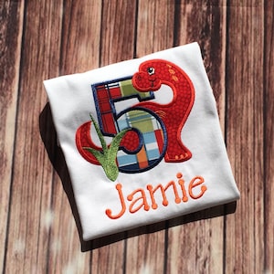 Dinosaur Birthday Shirt - Dinosaur Birthday - Dinosaur Party Shirt - Toddler Birthday Shirt - Kids Birthday Shirt - Dinosaur Shirt - Custom
