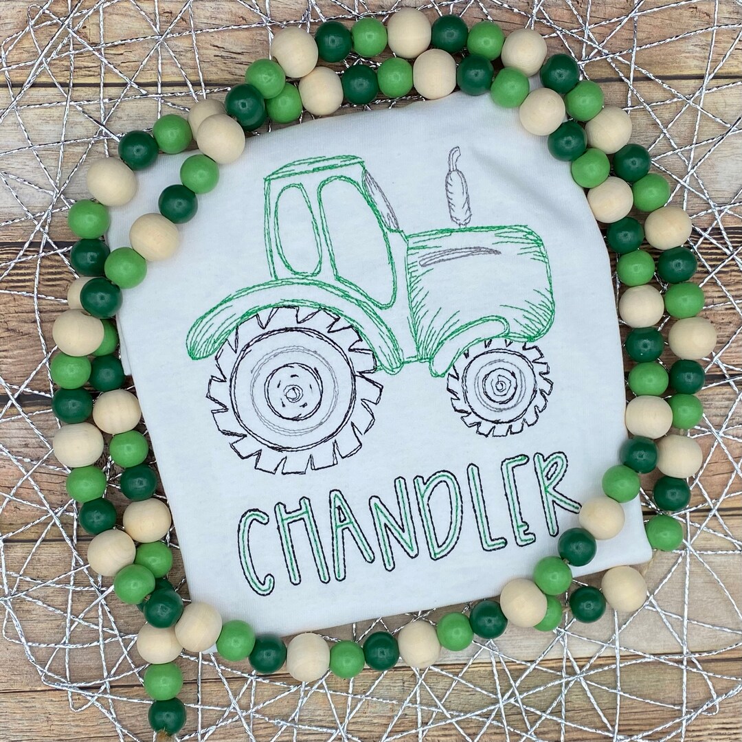 Boys Farm Shirt / Boys Tractor Shirt / Toddler Boys Farm Shirt