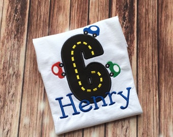 Transportation Birthday Shirt / Boys Birthday Shirt / Toddler Transportation Party Shirt / Automobile Birthday Shirt / Cars Birthday Shirt
