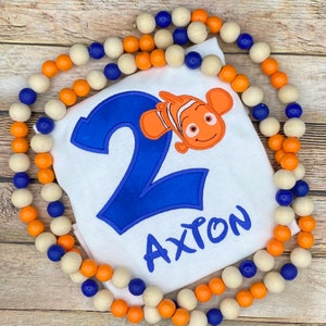 Nemo Birthday Shirt / Nemo Party Shirt / Nemo Birthday /Custom Nemo Shirt /  Finding Nemo Birthday Shirt / Nemo Shirt / Toddler Nemo Shirt