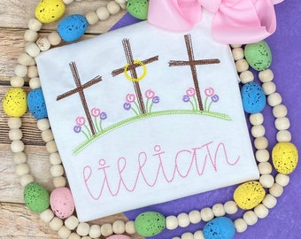 Girls Easter Shirt / Celebrate Jesus Easter Shirt / Easter Shirt / Toddler Girl Easter Shirt / Religious Easter Shirt / Easter Cross Shirt