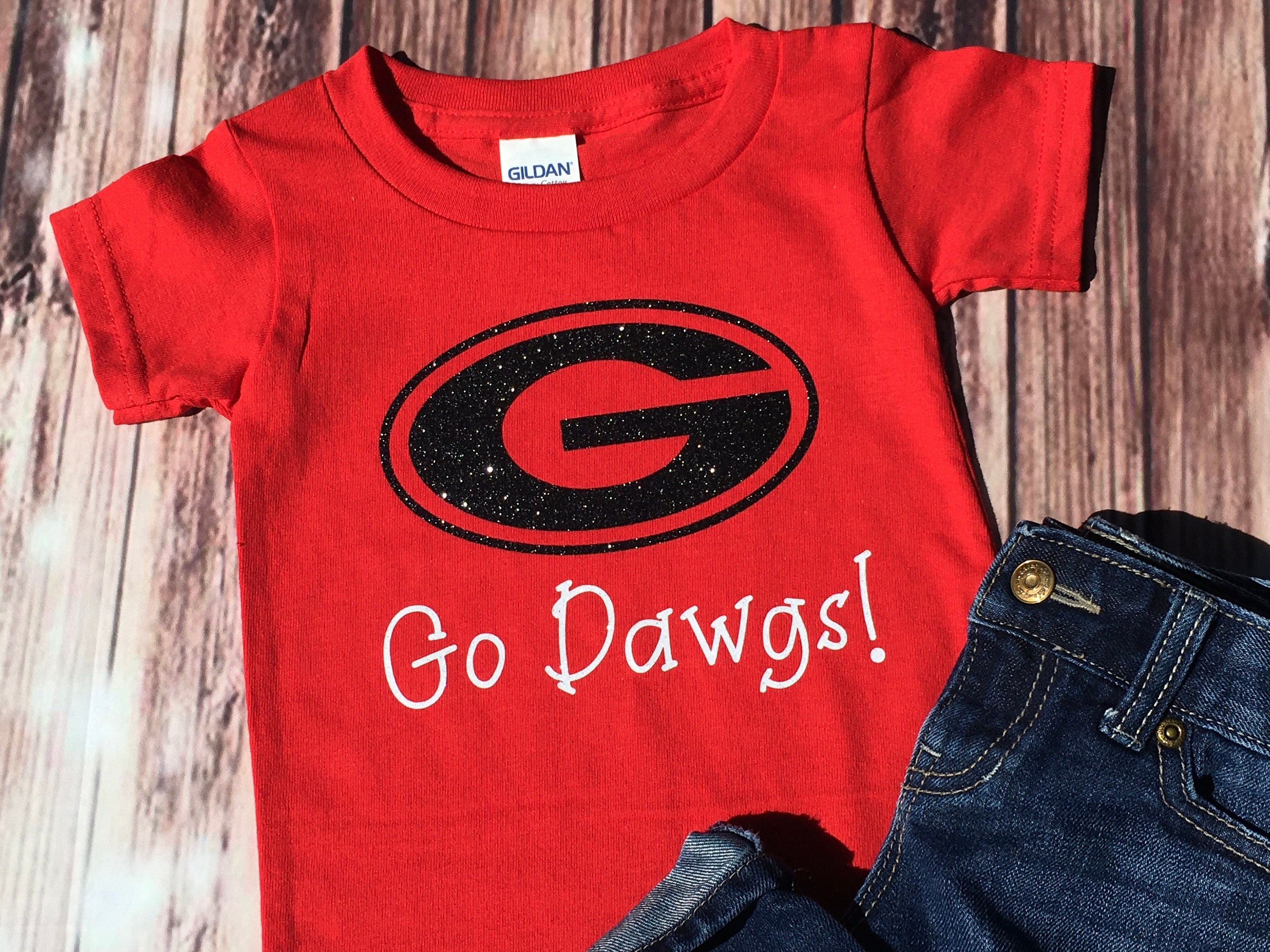 Bulldogs Shirt / Girls Bulldog Shirt / UGA Shirt / Etsy
