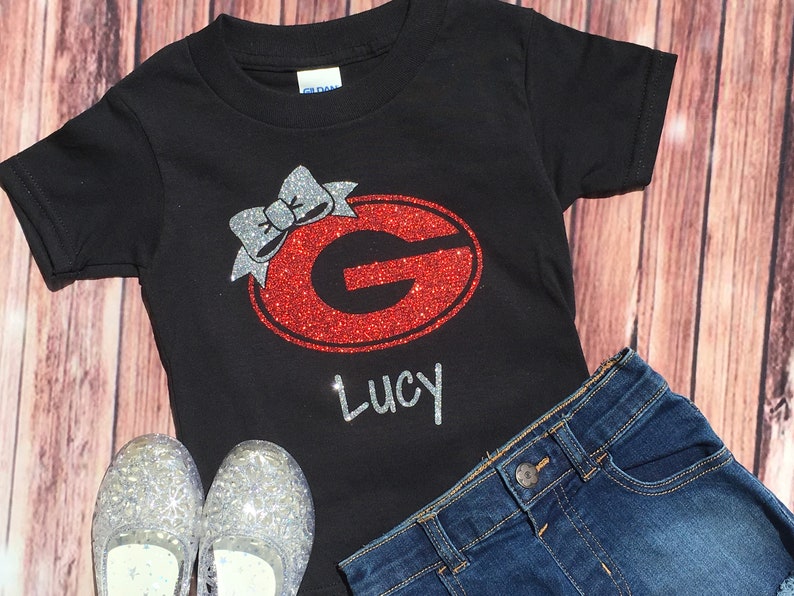 Georgia Bulldogs Shirt / Girls Bulldog Shirt / UGA Shirt / | Etsy