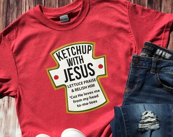 Ketchup with jesus hoodie hotsell
