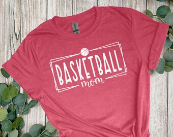 Basketball Mom Shirt / Mom Shirt / Basketball Mom Tee / Basketball Team Mom / Basketball Mom Gift / Team Colors / Sports Mom T Shirt