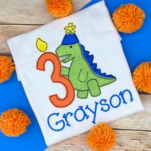 Dinosaur Birthday Shirt - Dinosaur Birthday - Dinosaur Party Shirt - Toddler Birthday Shirt - Kids Birthday Shirt - Dinosaur Shirt - Custom