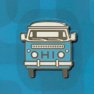 Épinglette OHIO VW BUS (Bleu)