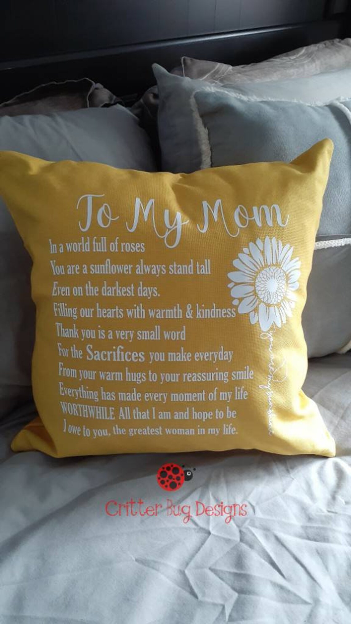 Mom Pillow Cozy Decor Comfortable Pillow decorative cushion Etsy