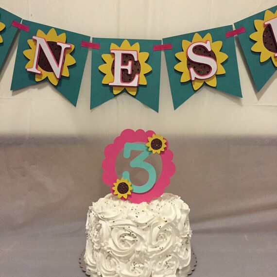 Sunflower Frozen Fever Inspired Cake Table Package Etsy