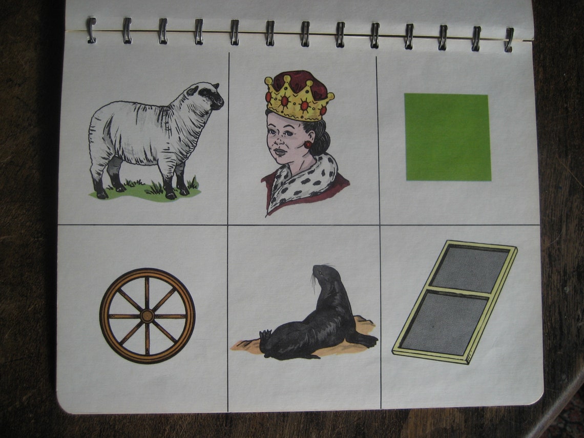 Vintage Flash Card Book Flip Book 138 Illustrations in 23 Etsy