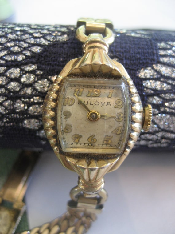 Vintage Bolova Watch, Sweet Style and Look, 12k G… - image 1