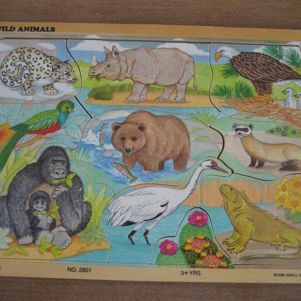 Puzzle Small World Toys Etsy