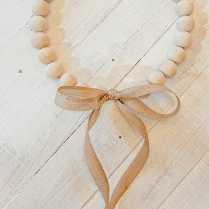 Boho wreath- Mini beaded wreath - milestone marker - milestone blanket marker - nursery wreath
