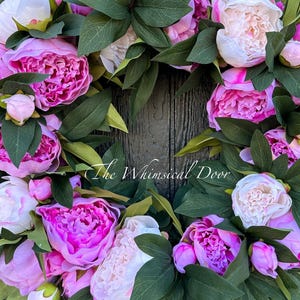 Front Door Wreath, Pink Peony Wreath for Door, pink Peony Wreath , Front Door Wreaths, Summer Wreath for Front Door