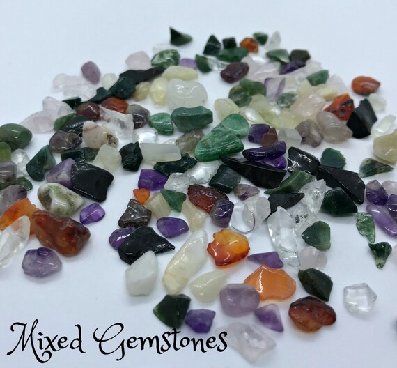 20 Style Natural Quartz Crystal Mixed Gemstones Chips Energy Specimen