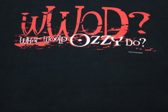 Vintage Ozzy Osbourne XL What Would Ozzy Do WWOD C