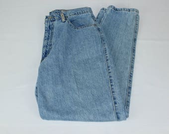 Vintage Sasson Women's 11 1/2 Average Light Blue Denim Jeans