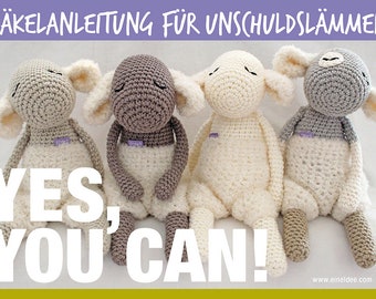 Crochet pattern for “Innocent Lambs with Fuzzy Bottoms”