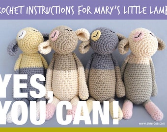 Häkelanleitung für Unschuldslämmer, DIY