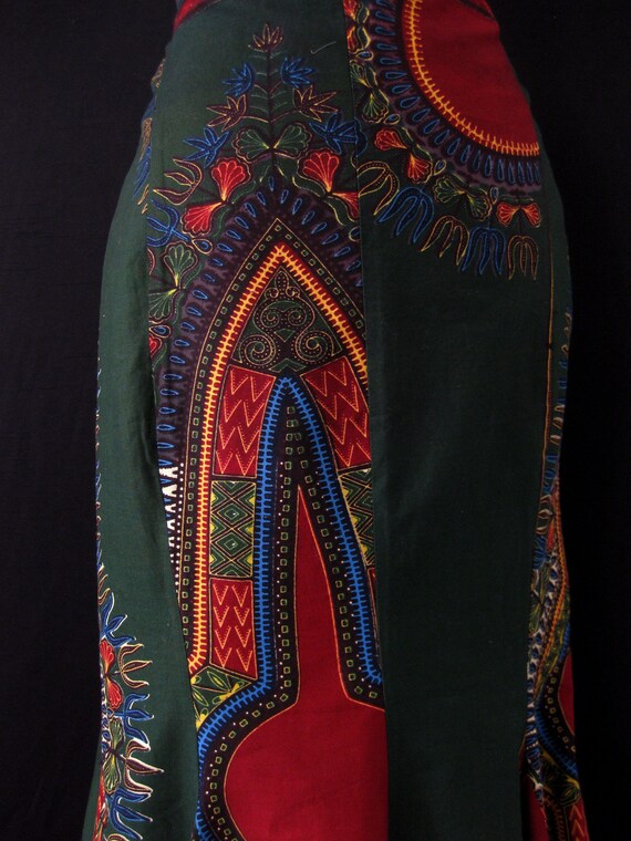 Vintage 1970s African (Ethiopia) Print Ankara Bot… - image 7