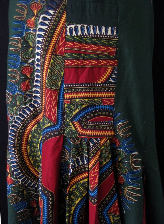 Vintage 1970s African (Ethiopia) Print Ankara Bot… - image 5