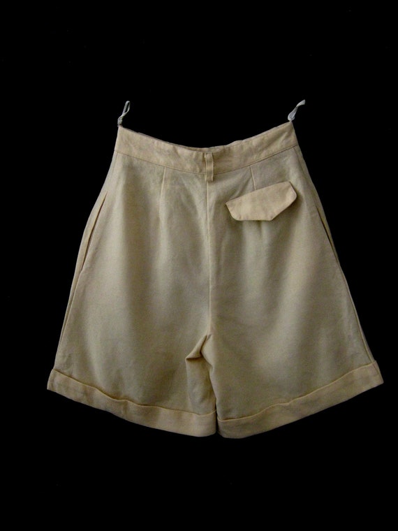 2 Pairs Vintage 1980s Shorts Pink and Beige. Size… - image 9