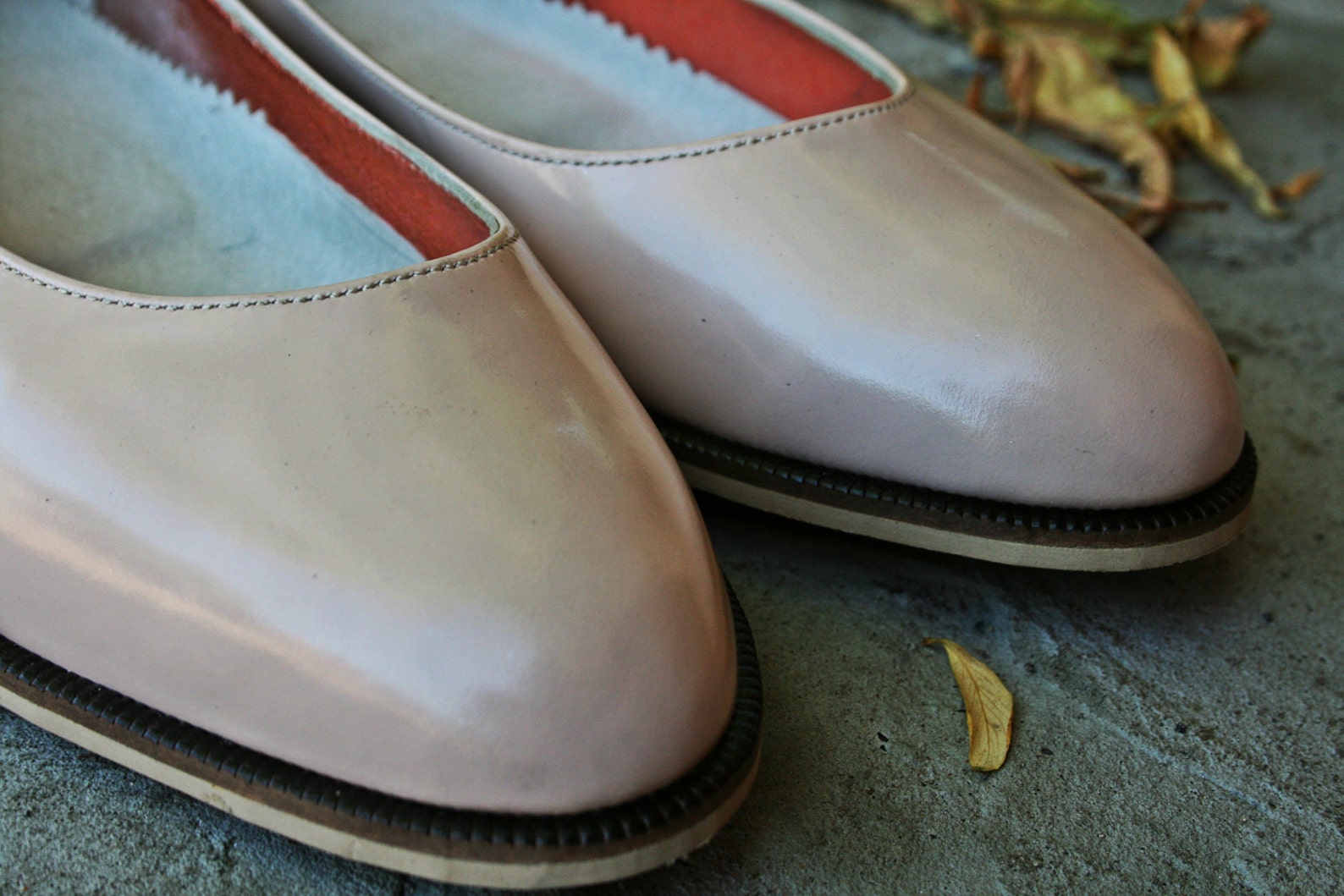nude patient leather ballet flats, ballerina shoes, wedding shoes, leather flats, bridal balerina flats, nude shoes, nude flats