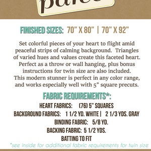 Piece & Love Quilt PDF Pattern image 2