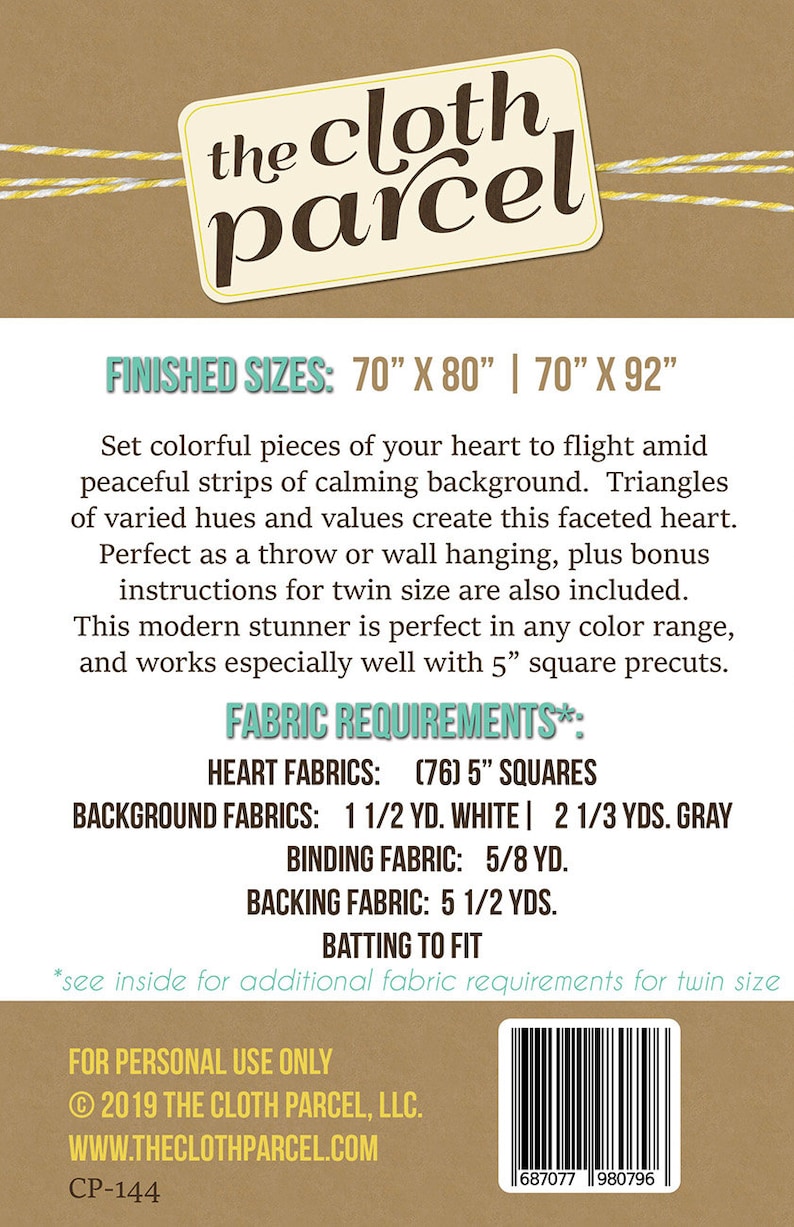 Piece & Love Quilt PDF Pattern image 2