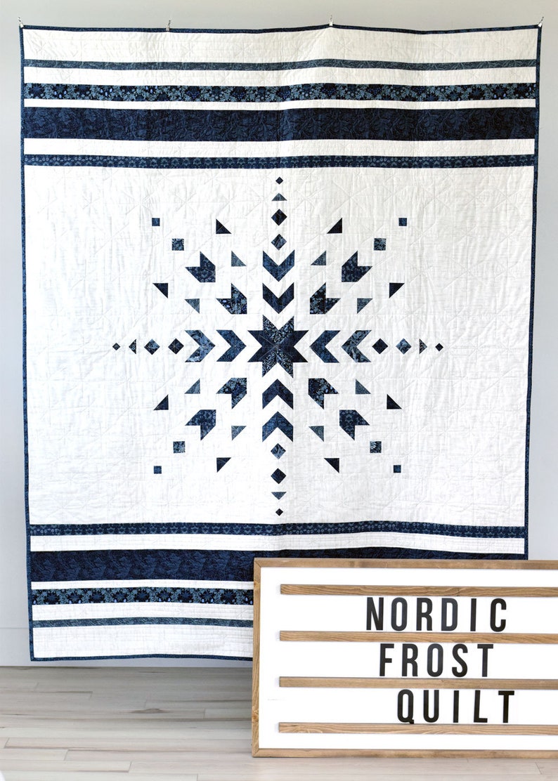 Nordic Frost Quilt PDF Pattern image 3