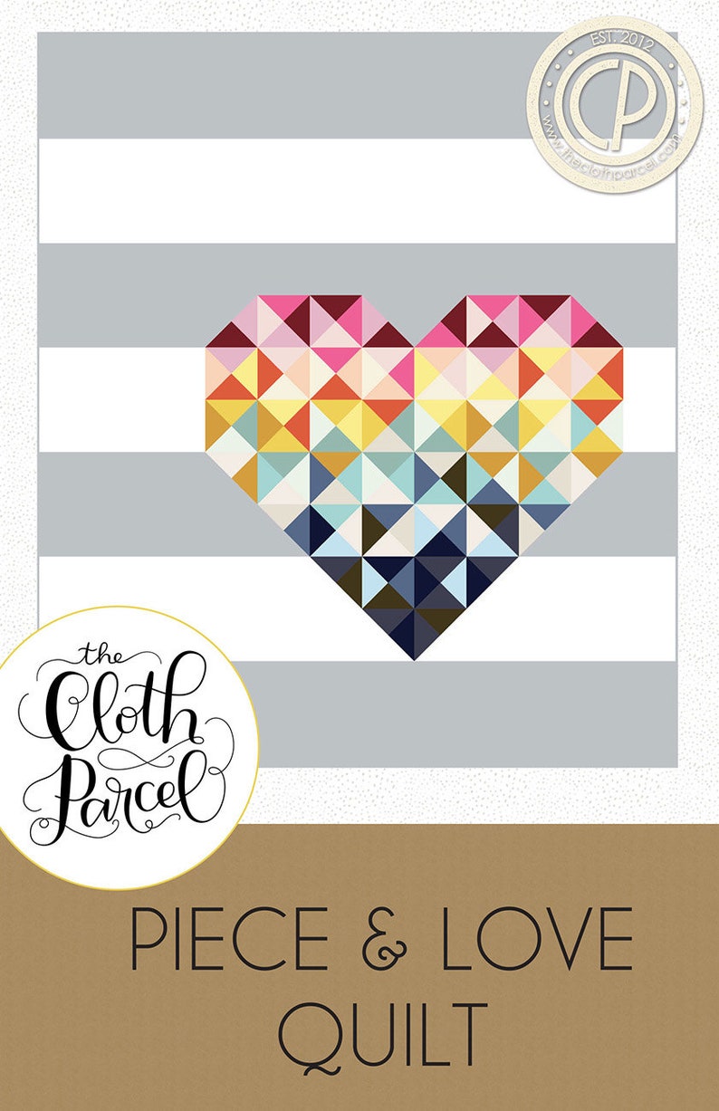 Piece & Love Quilt PDF Pattern image 1
