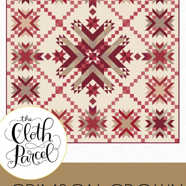 Crimson Crown Quilt PDF Pattern