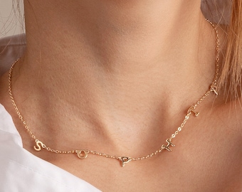 Personalized gift for women, Bridesmaid gift, Mothers day gift for mom, Handmade Jewelry Gift, Personalized necklace, Name Necklace
