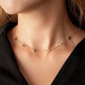 Custom Name Necklace • Custom Letter Necklace • Personalized Name Necklace • Initials Necklace • Personalized Name Jewelry • Name Necklace