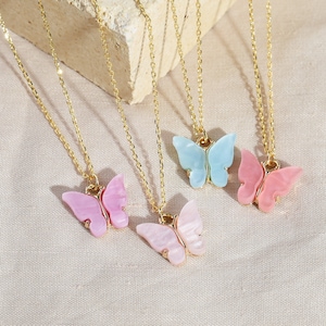 Butterfly Necklace Gold, Butterfly Necklace for a women, Butterfly Necklace custom, Butterfly Necklace for Kids, Handmade Jewelry Gift