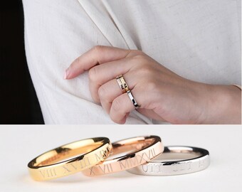 Stackable Rings,Personalized Ring,Engraved Ring,Best Friend Ring,Bridesmaid Ring,Stacking Ring,Inspiration Ring personalized graduation gift