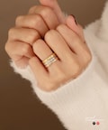 Name Ring Personalized Ring Stackable Rings Stacking Rings Engraved Ring Custom Ring Gold Ring Stack for Women Name ring for her and mom product logo
