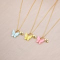 Initial Necklace Gifts for Kids, Personalized Necklace for Kids, Butterfly Necklace for Kids, Handmade Jewelry Gift product logo