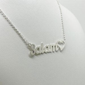 Sterling Silver Custom Name Necklace