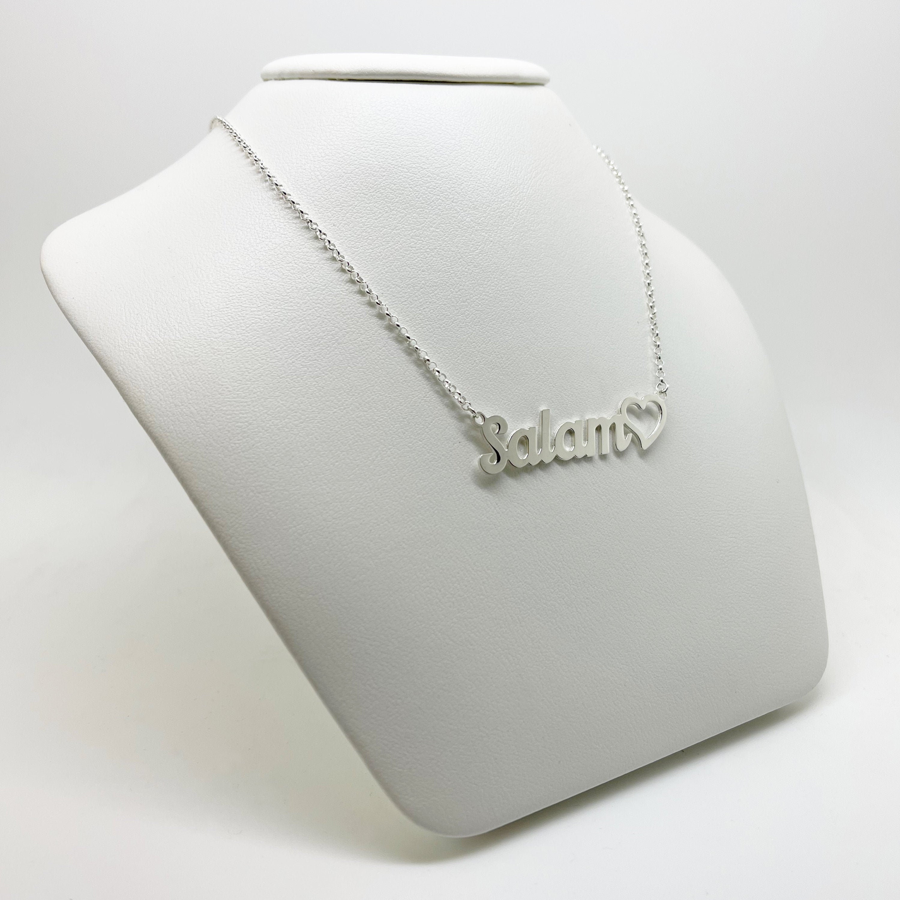 Sterling Silver Custom Name Necklace Etsy de Sterling silver custom name necklace etsy de
