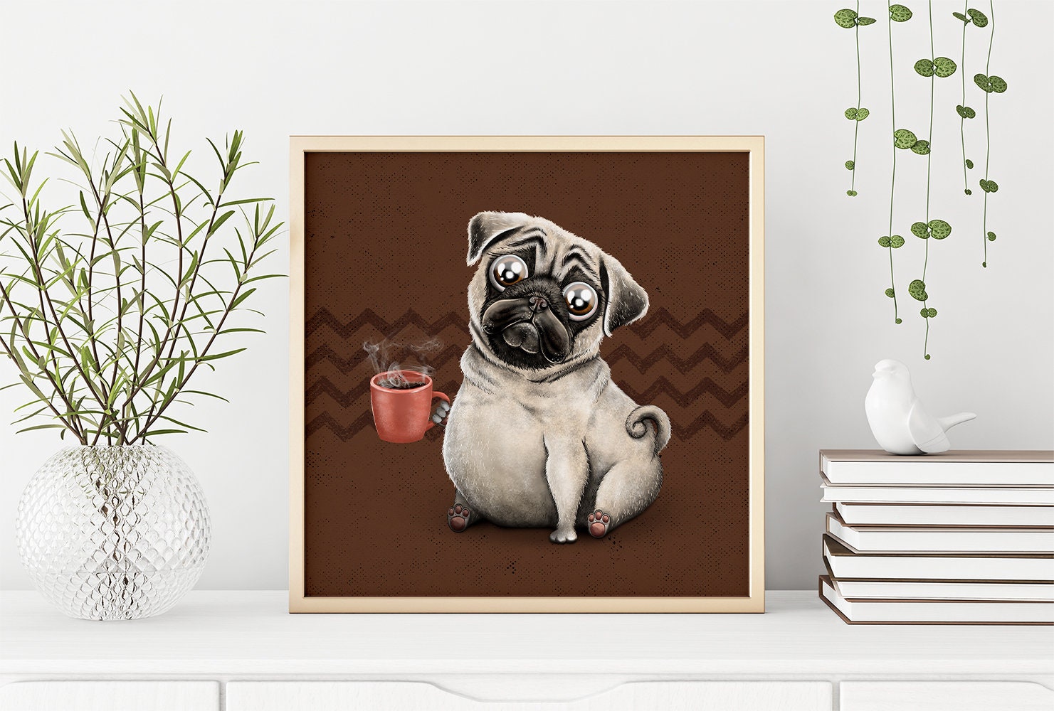 pug, boxing, boxing gloves gift idea Poster by Eichberger91