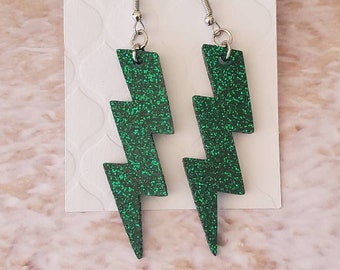 festival earrings, lightning bolt earrings, lightning earrings, thunder bolt, lightning earrings, weather earrings, festival jewelry gift