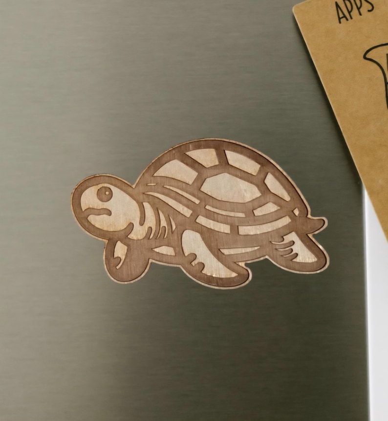 Post Sign Turtle Magnet Turtle Magnet, Exotic Pet Magnet, Turtle Gift, Turtle Name Plate ...