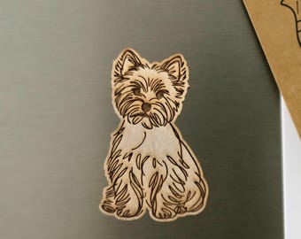 Westie magnet, dog memorial magnet, pet magnet, westie gifts, dog gifts, refrigerator magnet, pet gift, westland terrier magnet, westie deco