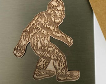 Bigfoot magnet, sasquatch magnet, bigfoot christmas, yeti magnet, bigfoot gifts, refrigerator magnet, myth gift, myth birthday, bushman