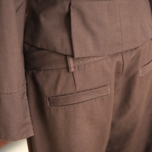 Vintage suit, brown buying suit , 90', size EUR 36/38, Uk 6/8, USA 2/4, jacket, pants